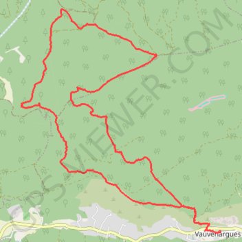 Vauvenargues - Ligoures GPS track, route, trail