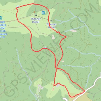 Thannerhubel Et Rossberg GPS track, route, trail