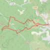 Puys et Bidoufles à partir de Belgentier GPS track, route, trail