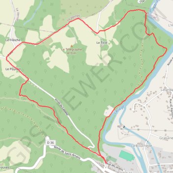 Bonnac GPS track, route, trail