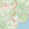 Du Lachens à la mer Méditerranée GPS track, route, trail