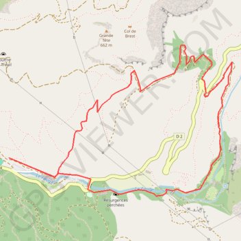 Gémenos - Parc de Saint-Pons - Sentier Botanique GPS track, route, trail