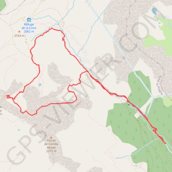 Cret du rey GPS track, route, trail