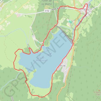 Pyrénées - Plan d'eau de Matemale GPS track, route, trail