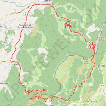 Cols des Limouches Tourniol GPS track, route, trail