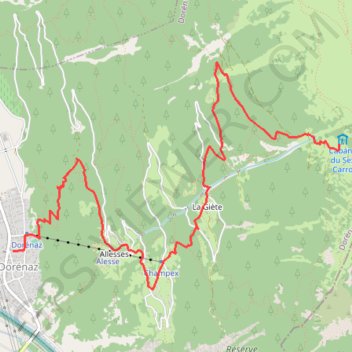 Trophée du Scex-Carro GPS track, route, trail