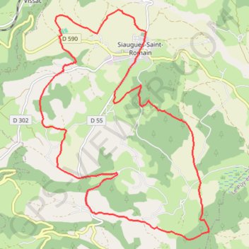 Gorges de l'Allier - Marais de Limagne GPS track, route, trail