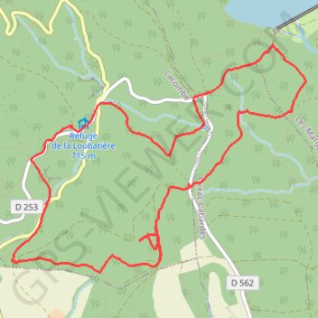 Loubatière-Eoliennes GPS track, route, trail