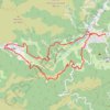 De Jaujac à La Touche GPS track, route, trail