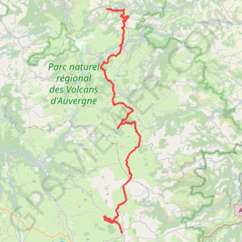 Lac Chambon - Allanche GPS track, route, trail
