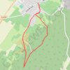 Monts de Gy - Le Bois de Natoy GPS track, route, trail