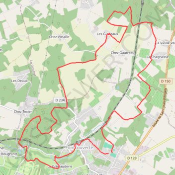 Rando Fontcouverte GPS track, route, trail