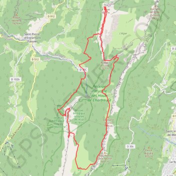 Cheminée de Fontanieu et Fouda Blanc GPS track, route, trail