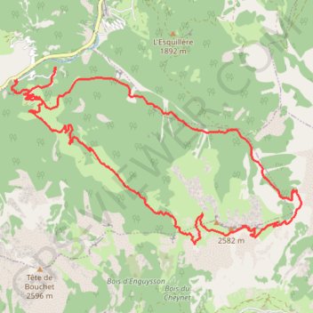 Col Bramousse - Col Fromage GPS track, route, trail