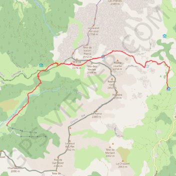 Lachaup La Jarjatte GPS track, route, trail