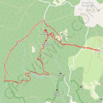 Arcs Saint Pierre - La Viale - Causse Méjean GPS track, route, trail