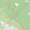 Le bois de Pourrières (Var) GPS track, route, trail