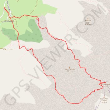 Tête Pelouse en Boucle GPS track, route, trail