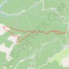 Col de la pierre Levée-Serre de Cambon GPS track, route, trail