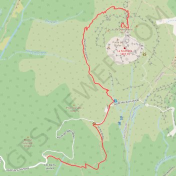 [Itinéraire] La Soufrière GPS track, route, trail