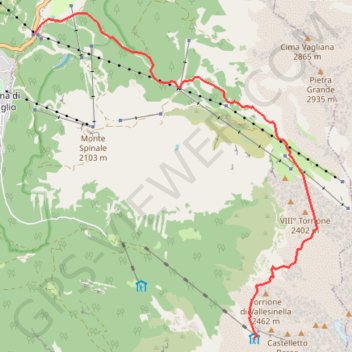 Brenta J2 GPS track, route, trail