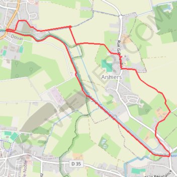 Circuit des 2 ponts - Anhiers GPS track, route, trail