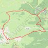 La Roquette-Bonneval - Curières GPS track, route, trail