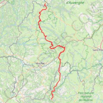 Entraygues-sur-Truyère → Bort-les-Orgues GPS track, route, trail