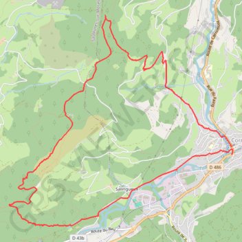 Hausberg GPS track, route, trail