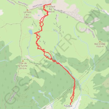 Ski Grand arc GPS track, route, trail