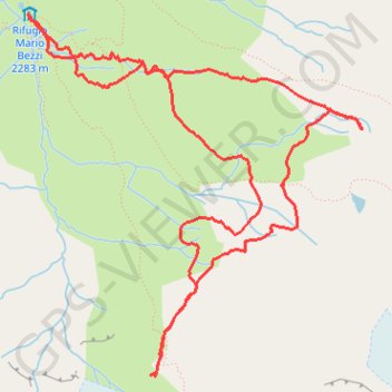 Autour de Mario Bezzi GPS track, route, trail