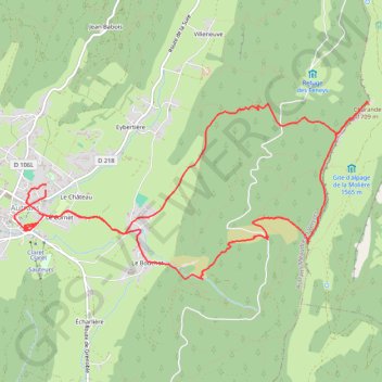 Charande GPS track, route, trail