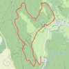Rocher de Cuny GPS track, route, trail