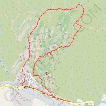 Le cirque de Mourèze GPS track, route, trail