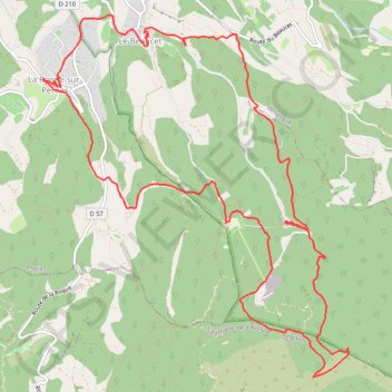La Roque sur Pernes GPS track, route, trail