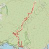 Calanques - L'Oule (Belvédère) GPS track, route, trail
