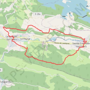 Trail 2 l'Hers - 15k-16415004 GPS track, route, trail