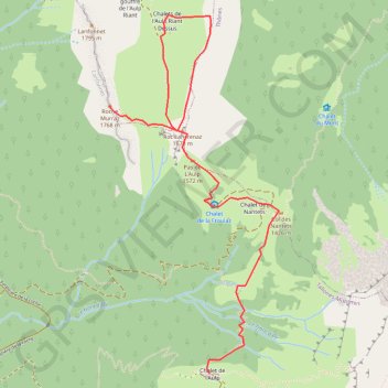 Bornes - Crêtes du Lancrenaz GPS track, route, trail