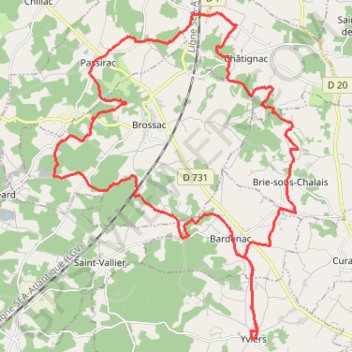 10_AG_sud_charente_modifié GPS track, route, trail