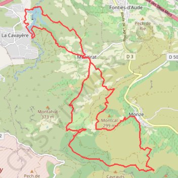 Variante de Cavayere Monze GPS track, route, trail