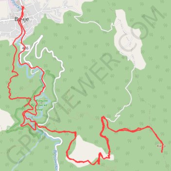 Vučje-Skobaljić grad-Sokolica-vrh Kita 1020mnv GPS track, route, trail