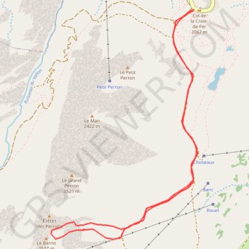 Barrioz GPS track, route, trail