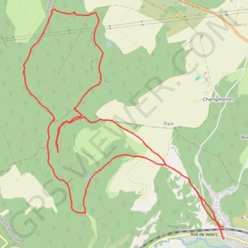 Plombière les Dijon GPS track, route, trail