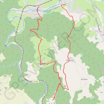 Gorges de la Loire depuis Emblavès GPS track, route, trail