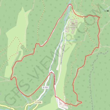 Sortie raquettes boucle Chartroussette et sentier GR Tour de Chartreuse GPS track, route, trail