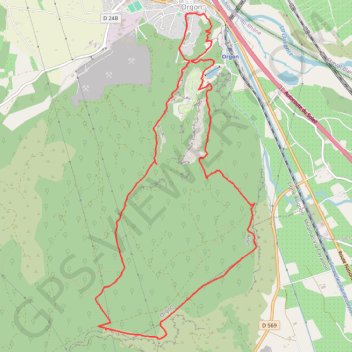 Orgon - Notre dame de Beauregard GPS track, route, trail