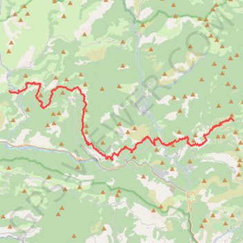 GR510 Randonnée du Col de Gratteloup à Rigaud (Alpes-Maritimes) GPS track, route, trail