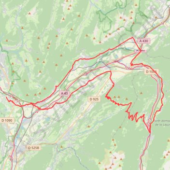 Coise-cucheron GPS track, route, trail