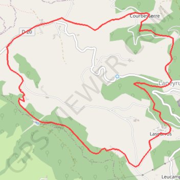 Lapeyrugue GPS track, route, trail