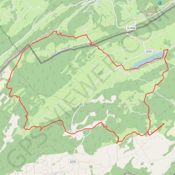 Lac des Taillères GPS track, route, trail